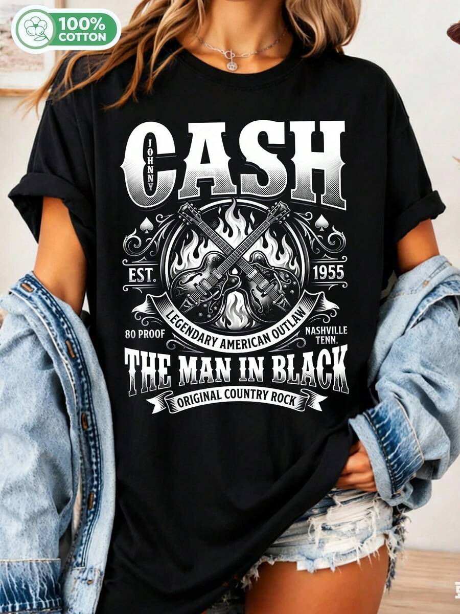 Women T-Shirts - Black - View 1
