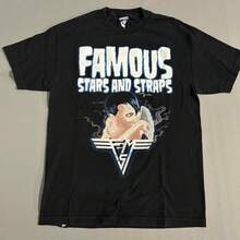 Estrellas y Franjas Famosas de los años 2000 - Negro - Ver 1