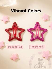 Non-Slip Hair Clips, 3cm Red & Pink Decorative Hair Clips For Daily And Party Hairstyles, Hair Accessories Set, Hair Clips, Hair Styling Tools, Bun And Hair Clips (50pcs/20pcs/10pcs/5pcs),Hair Slide - Red - View 3
