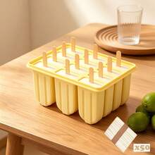 Silicone Popsicle Molds, 12pcs, Suitable For Refrigerator Homemade Ice Cream Popsicle Molds, 12 Holes, Includes Wooden Sticks, Funnel And Gift Bags DIY Set, Easy To Fill Homemade Fruit Popsicle Molds, Great Choice For Party Supplies - Multicolor - View 14