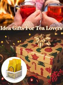 Manovix 1set 6/1 Pc Magnetic Tea Bag Holder Magnetic Refrigerator Baskets, Metal Mesh Fridge Organizers, Space-Saving Kitchen Storage For Snacks, Condiments, Small Items, Magnetic Tea Bag Organizer, Metal Tea Bag Holder, Space-Saving Tea/Coffee Capsule Organizer For Fridge, Drawer, Desktop, Stylish & Compact Kitchen Storage Solution, Perfect Gift For Tea/Coffee Lovers, Ideal For Holidays & Gifting, Easy To Clean, Large Capacity, Sturdy & Durable, Non-Slip, Easy Access, Simple & Practical Design - Multicolor - View 5