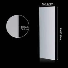 Cake Scraper For Tall Cake Decorating,Smoothe Acrylic Material,8 Inch - White - View 3
