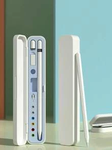 1個 Apple Pencil 保護套、轉接頭與筆尖蓋配件，相容於 Apple Pencil 第一代與第二代，便攜式 - 彩色 - 查看 2