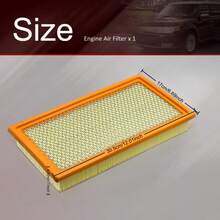 TRTY CA10242 Replacement GP242 Engine Air Filter With Iron Mesh Guard. QE:7C3Z9601A Compatible With Some , And Mercury Models, Provides Up To 12 Months Or 12, 000 Miles Of Filter Protection, Auto Parts. Also An Ideal Holiday And Birthday Gift - CA10242 Intake Filter - View 4