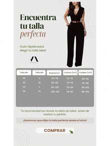 Elegant Palazzo Jumpsuit With Crossover Neckline And Adjustable Belt Included - 玫紅色 - 查看 3
