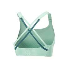 LI-NING Women's High Support Sports Bra Sweat-Proof Non-See-Through Fitness Top AUBW010 - 浮水綠 - 查看 2