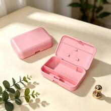 New Sealed Dust-Proof Lipstick / Jewelry / Small Item Storage Box, Minimalist Macaron Color Portable Smoking Accessory Storage Box, Sealed Storage Box With Compartments, Scratch-Resistant And Wear-Resistant Material, Multi-Purpose Portable Organizer Smoking Box - Multicolor - View 5