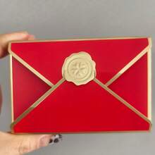 10/50pcs Blank Wrapping Paper Gift Boxes, Creative Classic Envelope Gift Boxes, Wedding Gift Boxes, Birthday Party Cosmetic Packaging Boxes - View 6