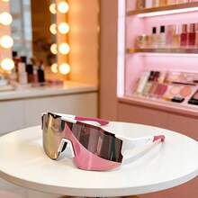 Lunettes de sport mode unisexes, idéales pour le cyclisme, l'entraînement et la compétition en plein air, y compris le vélo/la moto, la conduite, les activités de plein air, le marathon, combinant la mode et la fonctionnalité, accessoires de cyclisme, lunettes/lunettes de protection de cyclisme - Multicolore - Voir 14