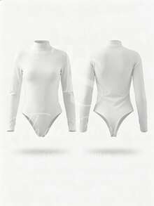 Women Bodysuits - White - View 3