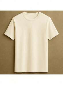 IMPALA  Playera 100% algodón de excelente calidad, esta playera garantiza una suavidad excepcional al tacto, cuello redondo con estampado "Papá Edición Especial Emblema Héroe" y manga corta - Beis - Ver 4