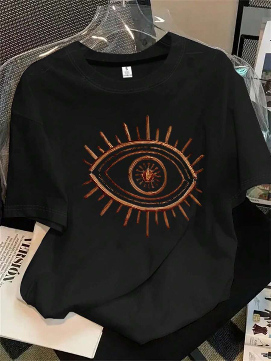 Halloween Graphic T-Shirt - Black - View 1