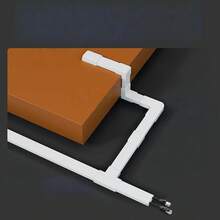 1 pieza Juego organizador de cables de 40cm/15.75 pulgadas, ranura de cable autoadhesiva montada en pared de PVC. Gestión de cables para uso en oficina, hogar - A - Ver 9