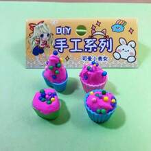 DIY Handmade Cake Ultra-Light Clay Colorful Clay Mini Wine Glass Educational Student Toy - Multicolor - View 4