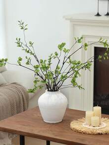 1 pieza/3piezas/5piezas Hoja de Arce Artificial, Altura de 22.44/38.5 Pulgadas, Flores Artificiales, Flores Falsas, Plantas Artificiales, Decoración Artificial, Decoración del Hogar, Decoración del Dormitorio, Suministros para Fiestas, Decoración de la Casa, Decoración del Hogar, Planta de Verano, Decoración Boho, Decoraciones Artificiales, Suministros para Fiestas, Flores Artificiales para Decoración del Hogar, Follaje Falso para Paredes de Jardín, Flores Artificiales en Jarrones de Vidrio, Plantas Falsas para Decoración del Dormitorio. - Verde - Ver 9