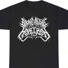 LXF2026Bring Me The Horizon Asking Alexandria Motionless In White Bad O Of Mice And Architects T-S Un97220G 220g Loose-Fit Cotton T-Shirt, Unisex Maximum Comfort, Suitable For All Types Of People, Whether Women Or Men. Durable High-Quality Fabric, Suitable For All Sewing, Soft To The Touch, Yet Durable. Breathable Tops For Women. Autumn Sets For Women, Vacation, Halloween Costumes For Women XIAM - 黑色 - 查看 1