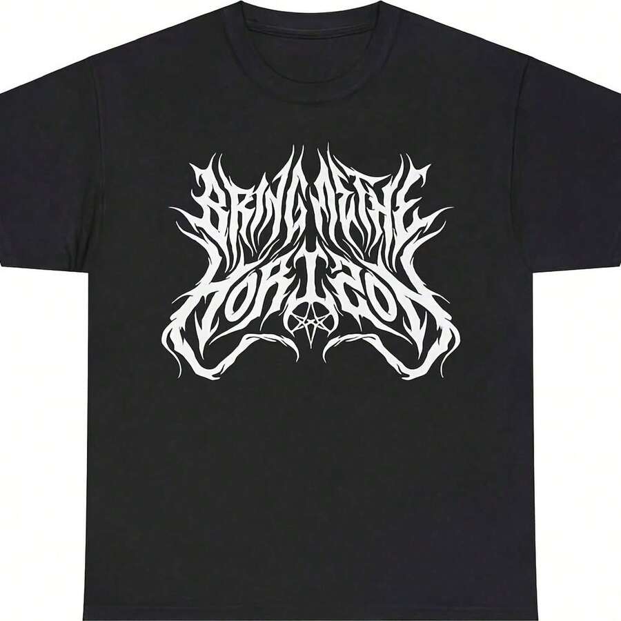 LXF2026Bring Me The Horizon Asking Alexandria Motionless In White Bad O Of Mice And Architects T-S Un97220G 220g Loose-Fit Cotton T-Shirt, Unisex Maximum Comfort, Suitable For All Types Of People, Whether Women Or Men. Durable High-Quality Fabric, Suitable For All Sewing, Soft To The Touch, Yet Durable. Breathable Tops For Women. Autumn Sets For Women, Vacation, Halloween Costumes For Women XIAM - 黑色 - 查看 1