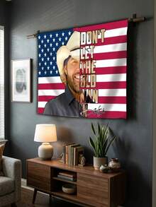 Toby 4th Flag, Toby Keiith We'll Put A Boot Flag, Courtesy Of The Red Flags, Red White And Blue 4th Of July FLag, Installation Package Provided Free - Nhiều màu - Xem 6