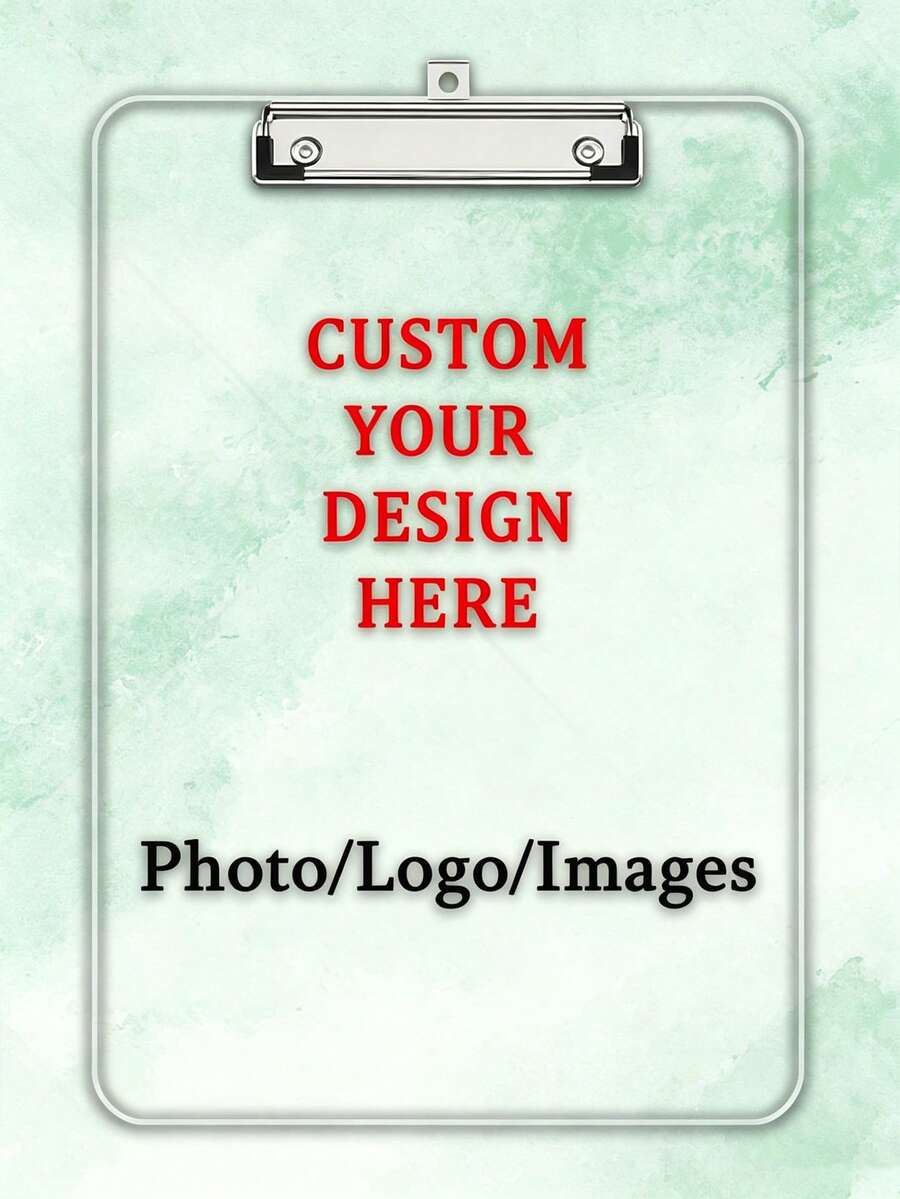 Customizable Acrylic A4 Folder, Personalized With Images And Notes, Ideal Tool For Organizing Test Papers And Creating Scrapbooks, Back To School Essential, Perfect Gift For Teacher's Day, Must-Have For Office And Classroom, Also Suitable For Sketching Or Writing