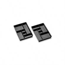 95 - 13611 - 06 dos piezas Organizador de cajones - Negro - Ver 7