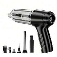 Wireless Handheld Car Vacuum Cleaner, Mini Portable Wireless Car Vacuum, Lightweight Compact Design, Easy To Carry For Car Cleaning, Washable Filter, 6-Piece Accessory Set, Multiple Nozzles, Suitable For Men And Women As Car Accessory Gift, Travel And Home Use - Wireless - View 13