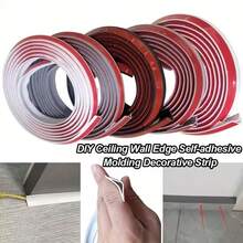 1pc 2m PVC Self-Adhesive Floor Trim And Edging - Multifunctional Inner Edge Protector With Hidden Cable Channel - A - View 8