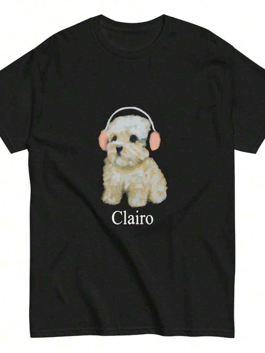 Classic French Theater Graphic T-Shirt, Vintage Mime Art Tee, Retro Cinema Aesthetic Shirt, Noir Style Gift For Film Fans, Loose Fit Retro Tee - 返回 2 - 查看 1
