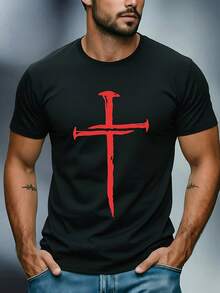 Men Outdoor Tees & Tanks - 黑色 - 查看 1