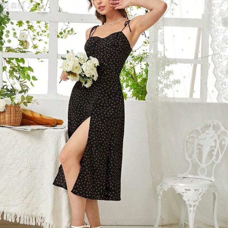 Women Long Dresses - Negro01 - View 9