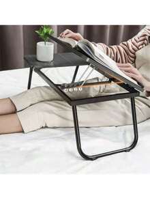 AB Side Folding Computer Desk Adjustable Height Laptop Table Bed Folding Slouchy Desk AB Side Lift Desk Study Desk - View 2