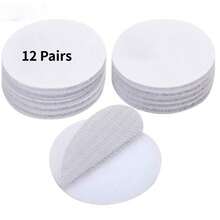 12 Pairs Double Sided Gripper, Reusable Anti-Slip Tape For Rug, Tablecloth, Sofa Cover, Curtain & Bedspread, No Residue, Repositionable - 12 Pairs - View 6