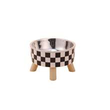 1pc Basic Four-Legged Bowl For Pets, Small Dogs And Cats, With Stainless Steel Inner Bowl, Can Be Used For Feeding Or Watering, Anti-Slip And Anti-Tip, Washable, Does Not Cause Black Stains On The Chin - 200ML - View 11