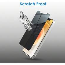 JETech Privacy Screen Protector For IPhone 12 Pro 6-Inch, Tempered Glass Screen Protector, Anti-Scratch, 2 Units ZJHO - IPhone 12/12 Pro - View 6