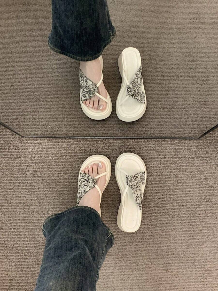 Women Platforms & Wedge Sandals - Beige - View 1