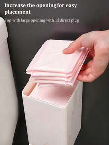 Space-Saving Sanitary Pad Organizer Feminine Care Storage For Women Minimalist Punch-Free Wall Mounted Dispenser Perfect For Toilet Side Bathroom Tampon Holder Bathroom Storage Organizers Accessories,Organozadores,Desk Organizer - Multicolor - View 4