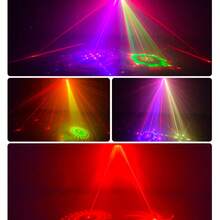 DJ 迪斯可派對燈,支援聲控與遙控、DMX512 控制,適用於酒吧、KTV、居家客廳、房間、室內派對、生日、婚禮及節日慶祝 - 查看 5