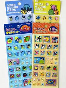 3D/DIY Stickers, Interchangeable 3D Embossed Fun Stickers, Transparent Embossed Creative Sticker Book, Diamond Gem Crystal Children's Handmade Decoration Stickers, Christmas/Thanksgiving Children's Birthday Gift - Multicolor - View 3