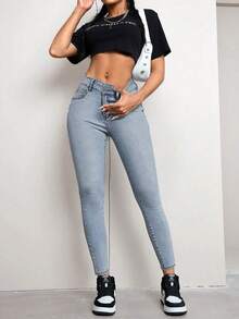 Women Jeans - Grey - View 3