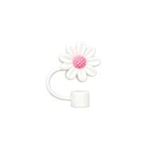 2/4/6pcs Straw Protective Caps Decorative Accessories, Dust-Proof Reusable Straw Covers, Compatible With Straws, Suitable For Women And Girls, Fashion Accessory, Gift, Souvenir, Back To School Gift, Graduation Gift, And Outdoor Activities Like Camping - Multicolor - View 17