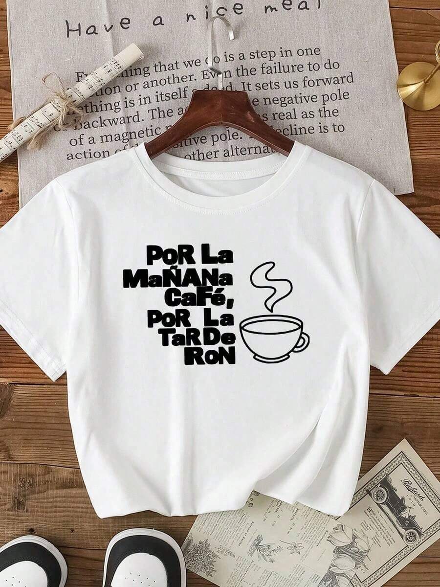 Women T-Shirts - 白色 - 查看 1