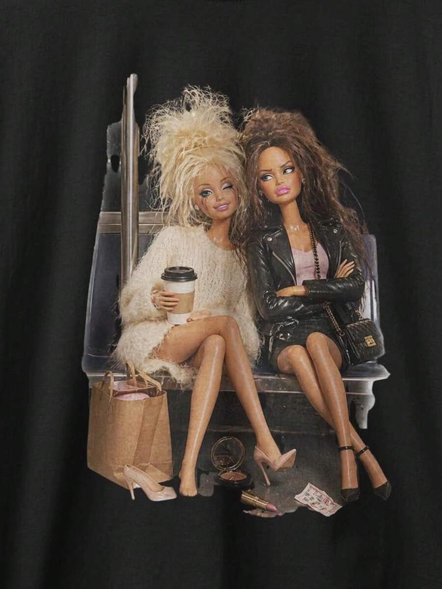 Women T-Shirts - Black - View 1