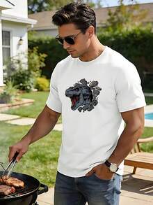 Camisetas masculinas - Branco - Ver 3