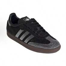 Adidas Originals SAMBA OG Valentine's Day Limited Edition Comfortable And Stylish German Training Shoes Women's Black And Silver - IH9052 - View 3