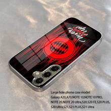 24-Stunden-Versand aus Deutschland |   "Never Give Up" Red & Black Pattern New Electroplated Glass Case mit Anti-Stain, Camera Protection & Shockproof – kompatibel mit Apple  11/12/13/14/15/16/17 Pro Max/Plus/SE/Air – Perfektes Geschenk – für Samsung Galaxy S21/S22/S23/S24/S25 Ultra - 1 Stück Bildfarbe - Übersicht 4