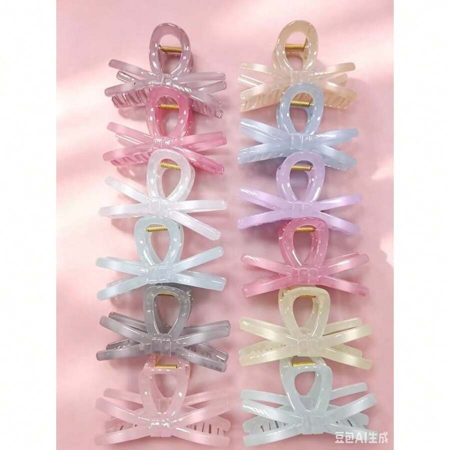 Kit Of 18 Cute Korean Women's Hair Clips (11cm) - Set Of 18 Models - 1801 - View 1