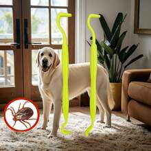 Boxed Green Long Handle Large Size Dog Tick Removal Tool |Save Animals|Suitable For Dogs, Cats, Horses And Humans Tick Removal Tool |Enhanced Design |Boxed Tick Tweezers | |Tick Grabber |Smooth Texture| - View 4