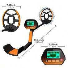 Outdoor Metal Detector For Lawn, Garden, Yard, High-Sensitivity Handheld Detector With 8'' Search Coil, LCD Display, 4 Modes, Ideal For Gold/Coins/Relics, Detects Coins Up To 5" Deep, Large Objects Up To 3', Ideal For Parent-Child Outdoor Adventure - 綠色 - 查看 2