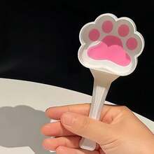 1pc Cute Cat Paw Pet Food Spoon, 3D Printed Material, High Aesthetic Value, Long Handle, Easy To Clean, Dog Food Spoon - 200ml - View 12