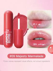 Essence JUICY BOMB 丰唇唇彩 09 杏色 - 2.6ml - 09女王橘杏 - 查看 9
