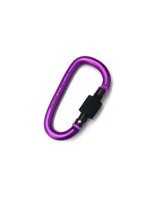5pcs/10pcs D-Shaped Aluminum Alloy Locking Carabiner Key Chain Backpack Clip Water Bottle Hook - Multicolor - View 11